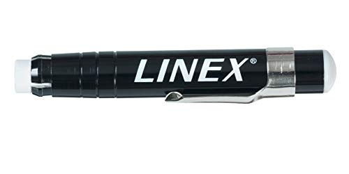 Linex 400078627 - Porta gesso in metallo, per gesso rotondo fino a 10 mm, colore: Nero