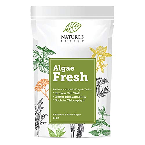 Nature's Finest Algae Fresh Integratore in Compresse 140 g | per 30 giorni | Soluzione Naturale base di Clorofilla contro Alito Cattivo | Adatto a Vegani e Vegetariani