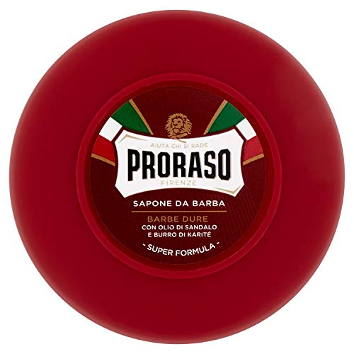 Proraso Sapone Ciotola Rossa Barbe Dure - 150 Ml