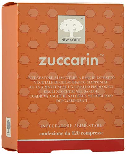 Zuccarin Integratore Alimentare per Metabolismo Zuccheri e Carboidrati - 120 Compresse