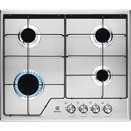 Electrolux KGS6424BX - Piano cottura a gas, acciaio INOX 18/8