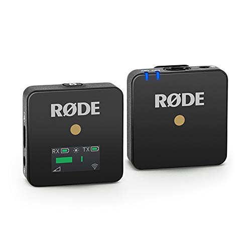 RØDE Wireless GO - Sistema microfono wireless compatto, 2.4GHz, Fino a 70 m di raggio, Nero
