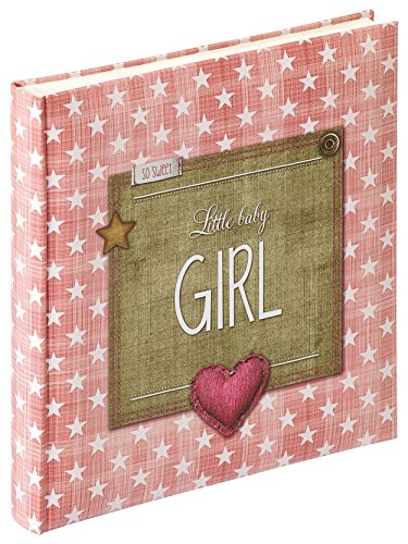 Walther Design Little Baby Girl Album da Incollare, Carta, Rosa, 31x7.5x34 cm