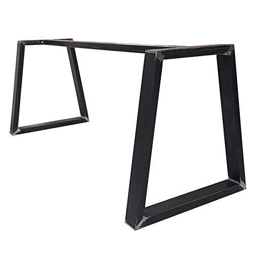 Gambe tavolo stile industriale forma trapezio in metallo - Profilo 80x40mm - TRB8040