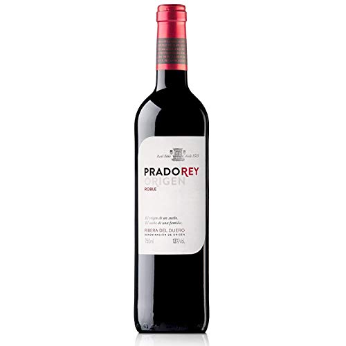 PRADOREY Roble - Vino rosso - Vino spagnolo - Roble - Ribera del Duero - 95% Tempranillo, 3% Cabernet Sauvignon, 2% Merlot - Vino novello con breve permanenza in barrique - 1 bottiglia - 0,75 l