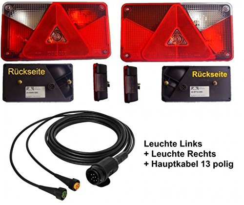 Aspöck Multipoint 5 - Set di luci a 13 poli, 5 m, imbracatura