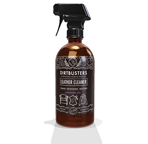 Dirtbusters Lavender Oil Leather Cleaner and Applicator Sponge 500 ml STRONG Trade Formula scopo Neutral PH by Dirtbusters