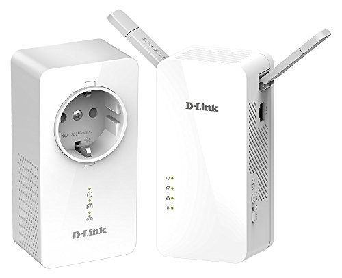 D-Link DHP-W611AV Kit AV2 Powerline, Wireless AC1200, Porta Gigabit, Presa Passante