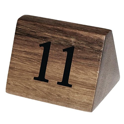 10 x tavolo in legno numero segni numeri 11 – 20 decorazioni ristorante legno