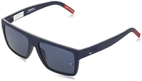 Tommy Hilfiger TJ 0004/S Sunglasses, MTT Blue, 56 Unisex-Adult