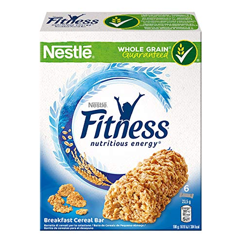 Fitness Barretta Naturale Cereali con Frumento Integrale - 16 confezioni da 6 pezzi da 23.5 g [96 pezzi, 2256 g]