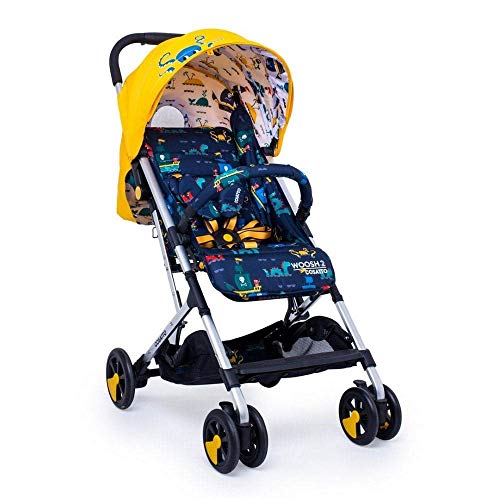 Cosatto Woosh 2 Pushchair – Ultra Lightweight Stroller From Birth to 25kg | One Hand Easy Fold, Compact (Sea Monsters)