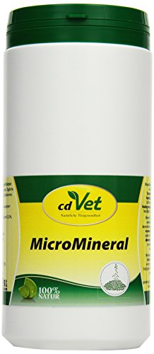 cdVet Naturprodukte MicroMineral Hund & Katze 1 kg - Natural micronutrient Supply - Relief detoxification Organs - Mineral Balance - Metabolism - Coat - Vitamin Protection -