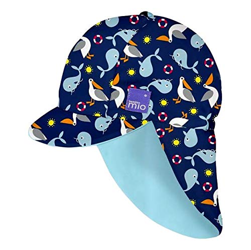 Bambino Mio Bambino Mio, cappellino nuoto sole reversibile, avventure marine, L-XL (1-2+ anni) - 50 g