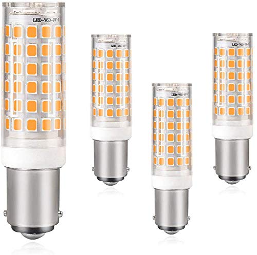 MENGS 4 pezzi Lampadina a LED B15D 10W (Equivalente a 80W) Lampada a LED, Blanco Caldo 3000K, AC 220-240V, 850LM Luce a LED