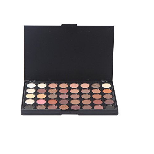 Palette Ombretti,Palette dell'ombretto 40 colori Tavolozza di Trucco Opaco e Luccicante Sopracciglio in Polvere Set di Cosmetici per il Trucco Professionale