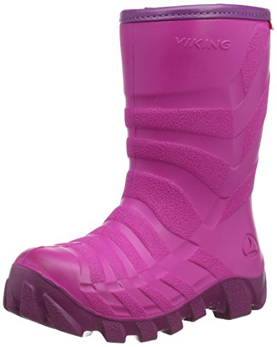 Viking ULTRA 2.0, Stivali di Gomma, Unisex, Bambino, Colore Rosa (Pink (Fuchsia/Purple 1716)), Taglia 35