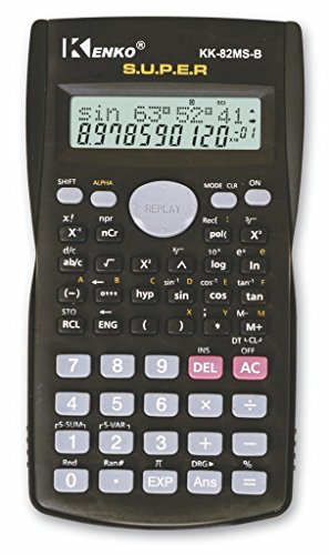 Calcolatrice Scientifica Elettronica Tascabile Tecnico 240 Funzioni Display 2 Righe