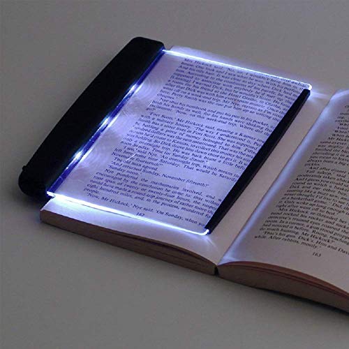 BlackSwan LED Light Wedge Eyes Protect Panel Book Lampada da lettura in brossura Visione notturna per libri Pagina staccabile