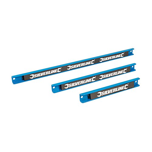 Silverline Tools 633950 - Aste magnetiche porta attrezzi (3 unità), 200, 300 y 460 mm