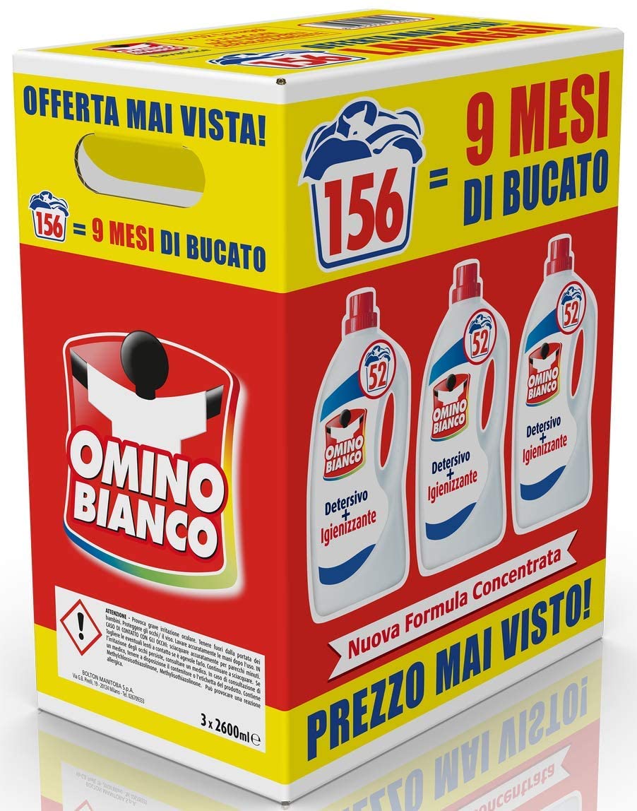 Omino Bianco - Igienizzante - 156 Lavaggi - 7800ml