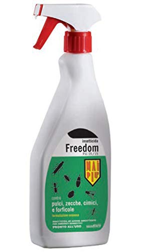 Zoodiaco Insetticida Freedom Per Ambienti Domestici Contro Pulci, Zecche, Cimici e Forficole 500 ml