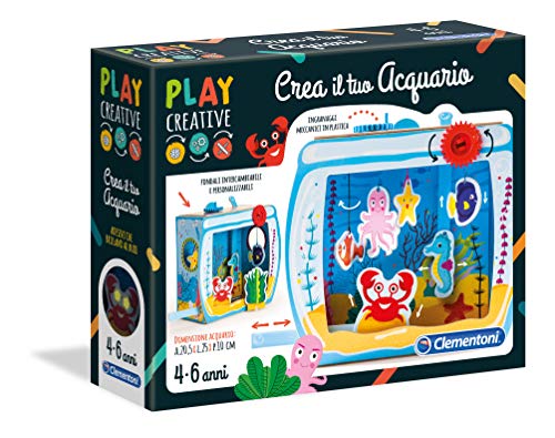 Clementoni - 15259 - Play Creative - Crea il tuo Acquario