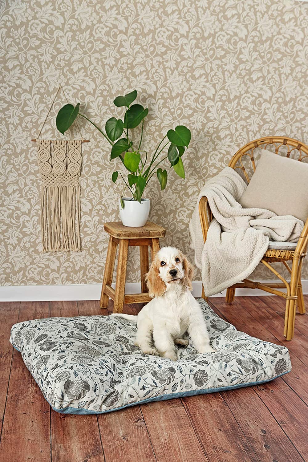 GOTS 100% cotone organico certificato, Letto eco-friendly per animali domestici. Letti ecologici per cani e gatti.