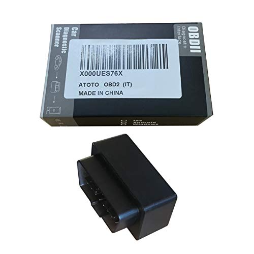 ATOTO AC-4450 Bluetooth OBDII/OBD2 Scanner per diagnostica Auto per Stereo M4& A6 Series Android, Compatibile con App Torque
