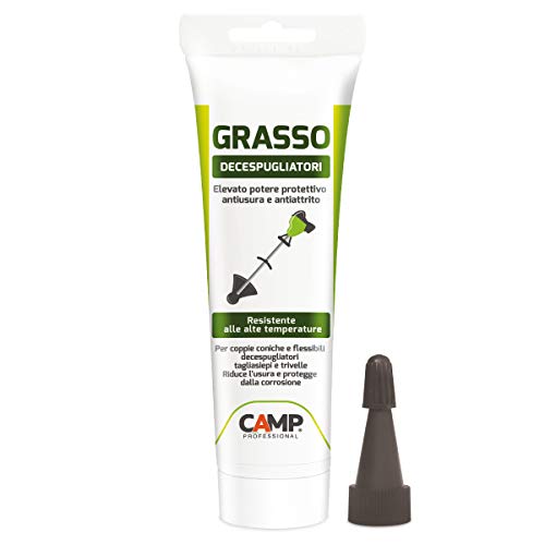 Camp GRASSO DECESPUGLIATORI, Grasso lubrificante protettivo per coppie coniche decespugliatori e tagliasiepi, Anti-usura, 150 ml
