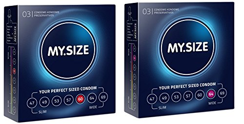 VisitBuy - Set di 2 preservativi “My.Size”, 2 campioni