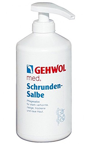 Gehwol Med, balsamo per pelle screpolata con erogatore a pompa di 500 ml, per pelle eccessivamente secca o ruvida