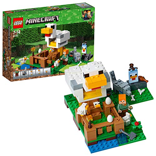 LEGO- Minecraft Il Pollaio, Multicolore, 21140