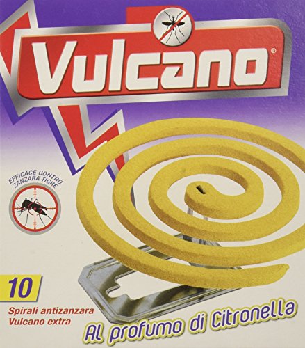 Spira Vulcano, Spirali Profumate - 5 confezioni da 10 spirali [50 spirali]