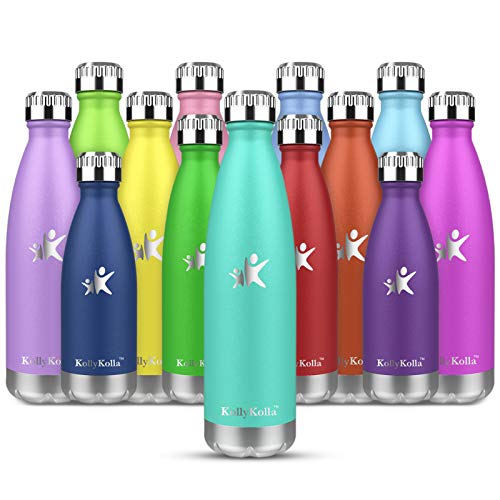 KollyKolla Borraccia Termica - 750ml 500mL 350mL 650ml Alluminio Bottiglia Acciaio Inox Acqua Termos da Viaggio per Portatile Inossidabile Borracce Termiche