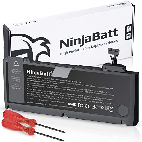 NinjaBatt Batteria A1278 A1322 per Apple MacBook PRO 13