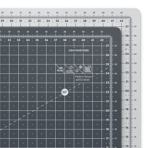 Arteza Tappetino da Taglio Autorigenerante, Base di Taglio Formato A3 (45 x 30 cm), Spessore 3mm, Griglia Girevole Professionale in Centimetri, Per Patchwork, Cucito Creativo, Scrapbooking, Decoupage
