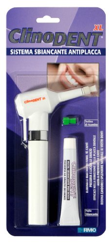 Clinodent XL Smacchiatore e Sbiancante dentale elettrico a collo lungo, Testina di ricambio