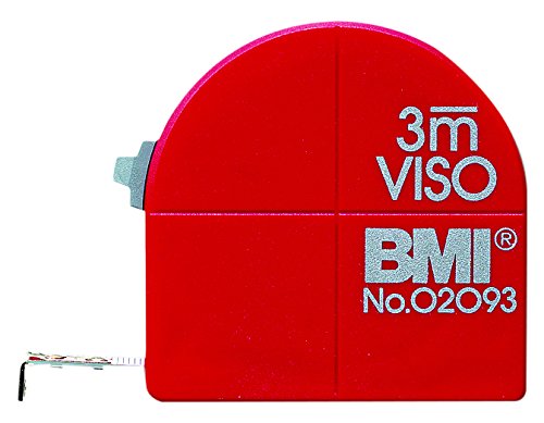 BMI bm405341 3 M Viso 3 in 1 Metric Metro a nastro, colore: rosso