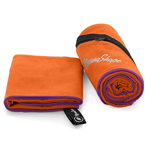 NirvanaShape ® Asciugamani in microfibra | Assorbenti, leggeri, ad asciugatura rapida | Asciugamani da bagno asciugamani da viaggio | ideali per viaggi, fitness, yoga, sauna