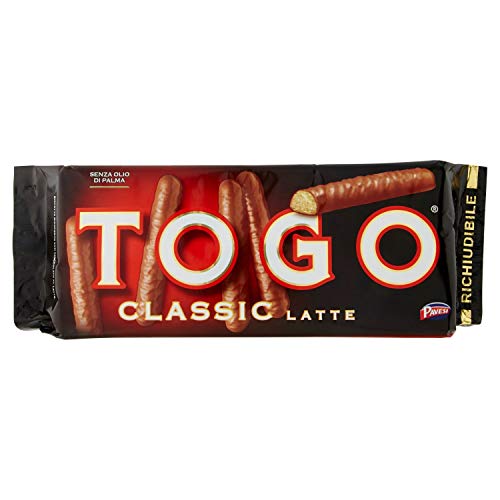 Pavesi Snack Togo Classic al Latte, Biscotto Ricoperto con Cioccolato al Latte - 120 gr