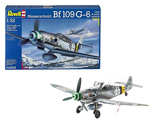 Revell 04665 - Messerschmitt Bf109 G-6 Kit di Modello in Plastica, Scala 1:32