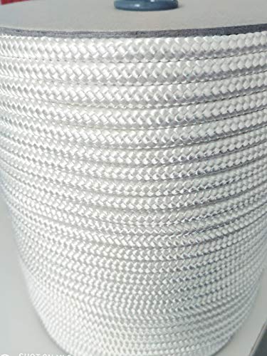 Corda Treccia Nautica 4mm, 100 m, bianca