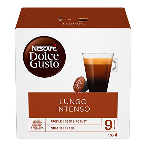 Nescafé Dolce Gusto Lungo Intenso Caffè, 3 Confezioni da 16 Capsule (48 Capsule)