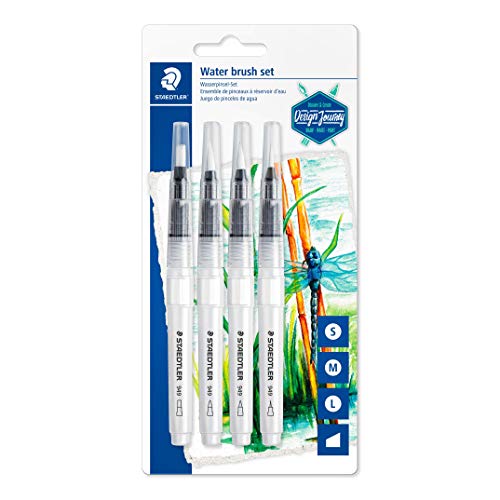 Staedtler 949 Design Journey – Blister 4 Pennelli a serbatoio d' acqua