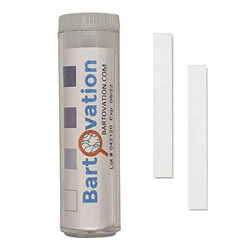 Bartovation Ristorante sanitizer iodio carta reattiva 0-50 ppm (flaconcino da 100 strisce di carta)