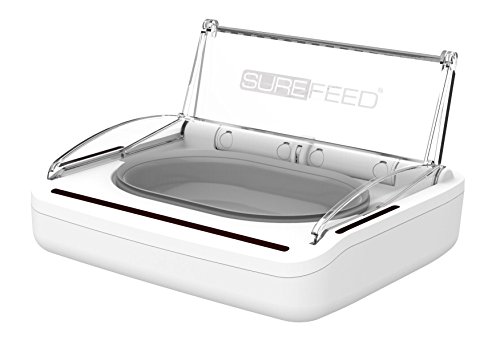 SureFeed - Ciotola a tenuta stagna per animali Surefeed, colore: bianco