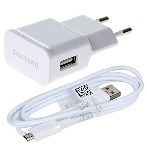 Samsung - Caricabatteria da 2000 mAh (2 Amp), con Micro USB a 2 Pin, per Samsung Galaxy Tab S2 9.7, Galaxy Tab S2 8.0