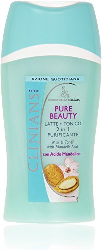 Clinians - Latte + Tonico 2 in 1 Purificante, con Acido Mandelico - 200 ml