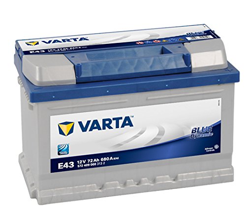 Varta E43 Batteria Auto Blue Dynamic 58372, 12V, 72 Ah, 680 A